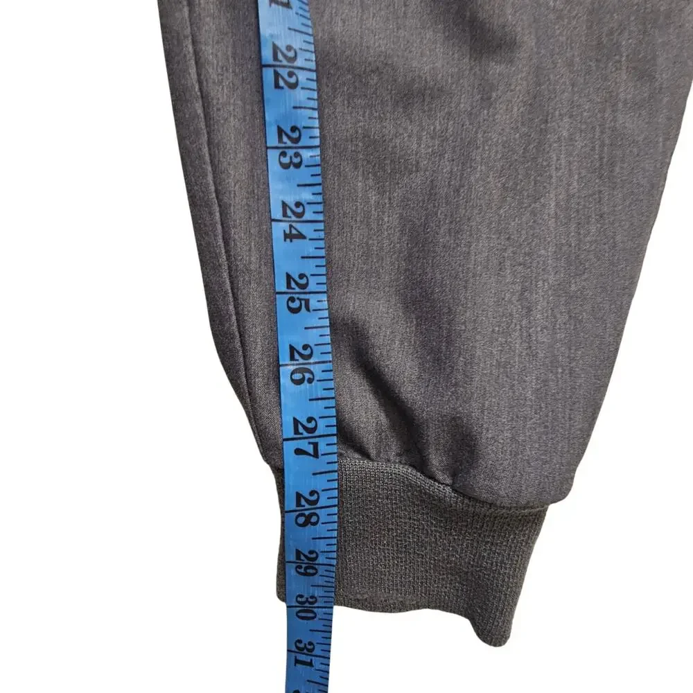 FIGS Men's Tansen Jogger Scrub Pants MXXSW2004 Graphite Gray Green Ties Size M